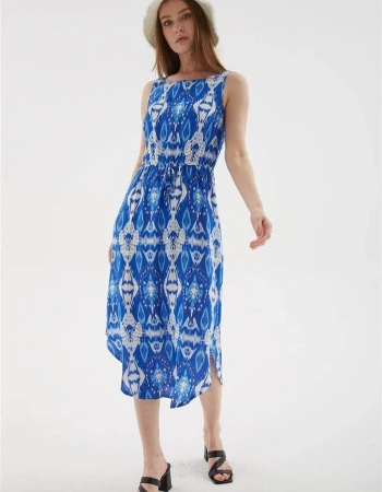 FASHION ELBİSE 154K - SAX