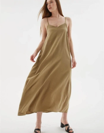 FASHION ELBİSE 501K - HAKİ