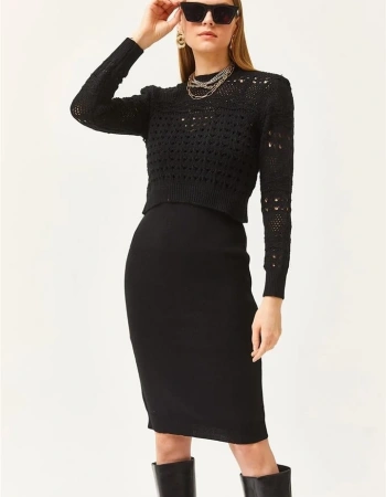 FASHION ELB.TAKIM 354K1 - SİYAH