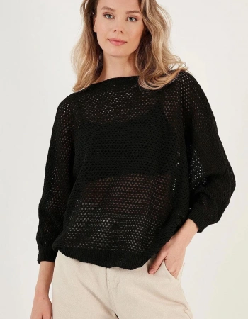 FASHION KAZAK 378K1 - SİYAH