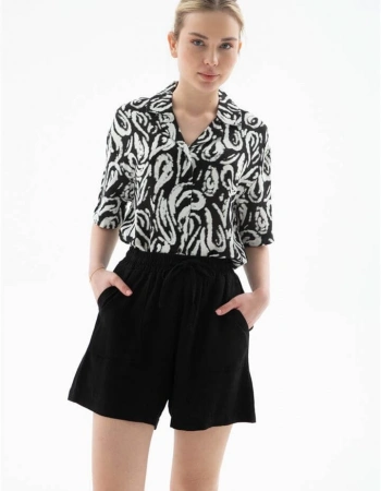 FASHION ŞORT 606K1 - SİYAH