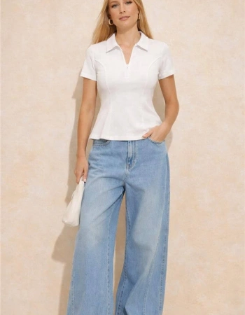 FASHION TSHIRT 332K - BEYAZ