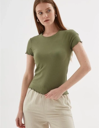 FASHION TSHIRT 444K1 - HAKİ