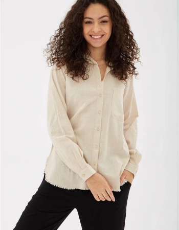 FASHİONGÖMLEK 390K1 - BEJ