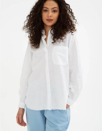 FASHİONGÖMLEK 390K1 - BEYAZ