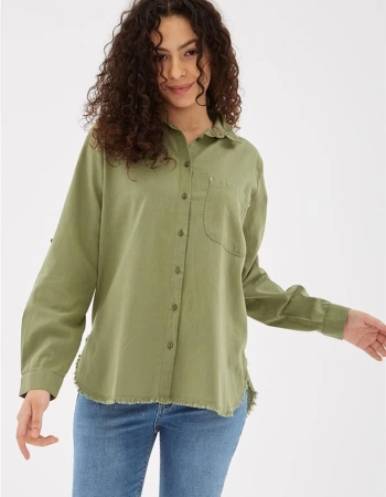 FASHİONGÖMLEK 390K1 - HAKİ