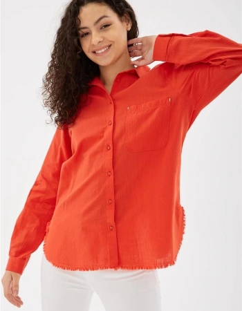 FASHİONGÖMLEK 390K1 - KIRMIZI