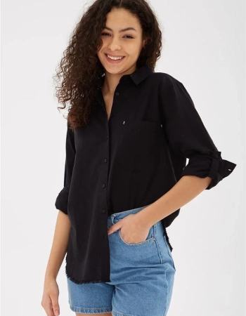 FASHİONGÖMLEK 390K1 - SİYAH