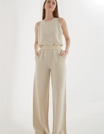 FASHİONPANTOLON 893K1 - NATURAL