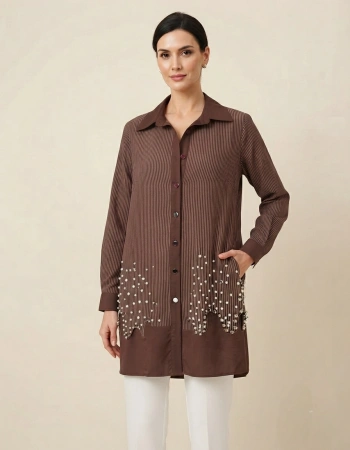 FUATGÜRŞEN TUNİK 6303 - KAHVE