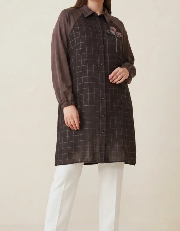 FUATGÜRSEN TUNİK 6306 - KAHVE