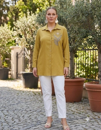 GİLDA TUNİK 40387 - SAFRAN