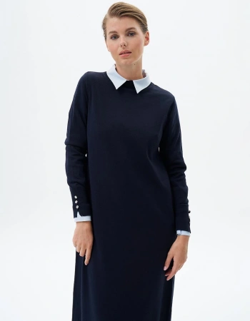 KAYRA ELBİSE TRK04 - İNDİGO