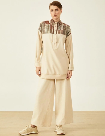 KAYRA SWEAT 31028 - KREM