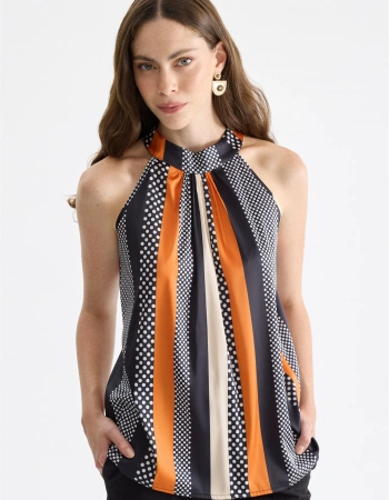 Mİ BLUZ 80497 - ORANGE