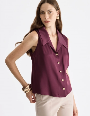 Mİ GÖMLEK 80471 - BORDO