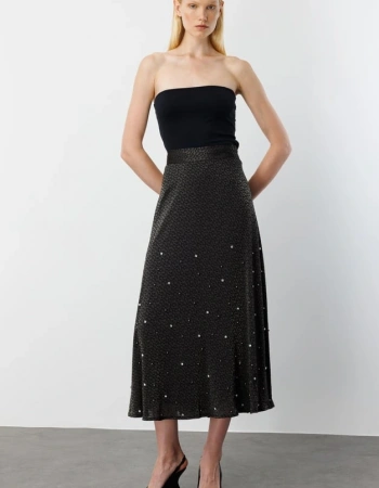 MODAİLGİ ETEK 30038 - SİYAH