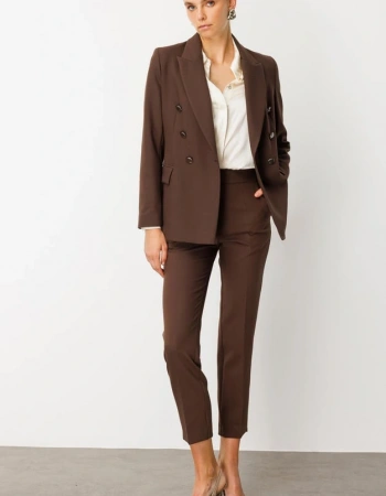 MODAİLGİ PANTOLON 40008 - KAHVE