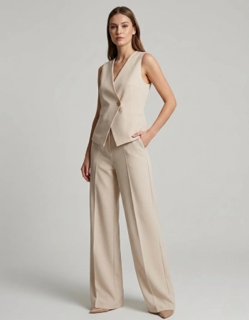 S.Y.COLLECTION YELEK 7219 - BEJ