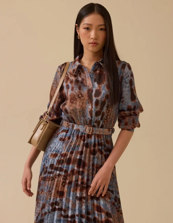 SCL ELBİSE 1311013 - MAVİ