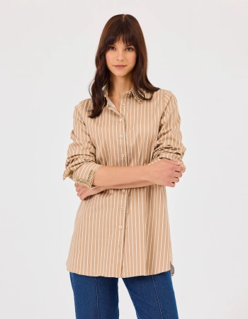 SCL GÖMLEK 1511002 - CAMEL