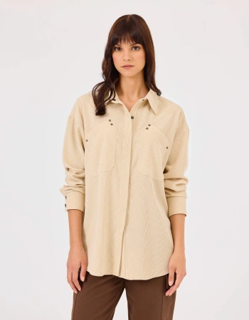 SCL GÖMLEK 1511008 - BEJ