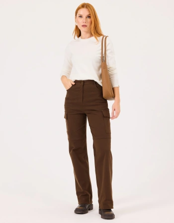 SCL PANTOLON 1011024 - KAHVE