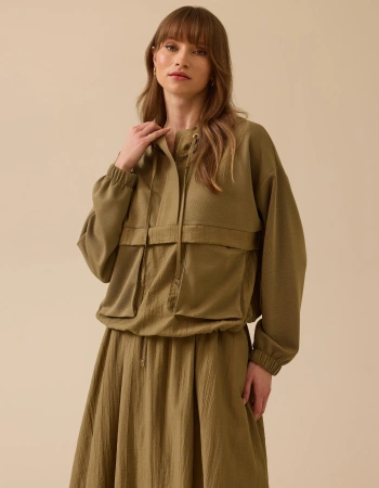 SCL SWEAT 2311005 - HAKİ