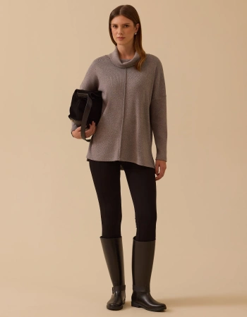 SCL TRİKO BLUZ 1711016 - GRİ