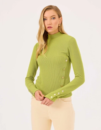 SEÇİL BLUZ 1810006 - YEŞİL