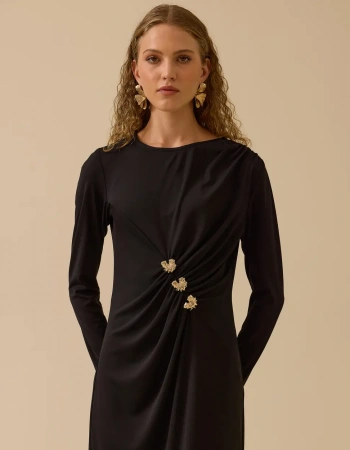 SEÇİL ELBİSE 1310003 - SİYAH