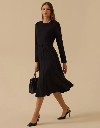 SEÇİL ELBİSE 1310006 - SİYAH