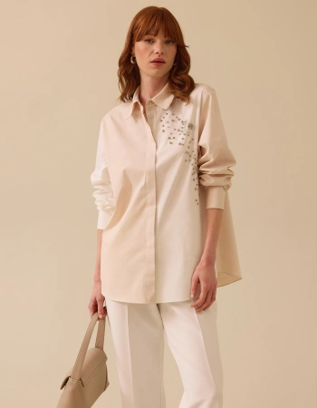 SEÇİL GÖMLEK 1510002 - BEJ