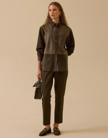 SEÇİL GÖMLEK 1510011 - HAKİ