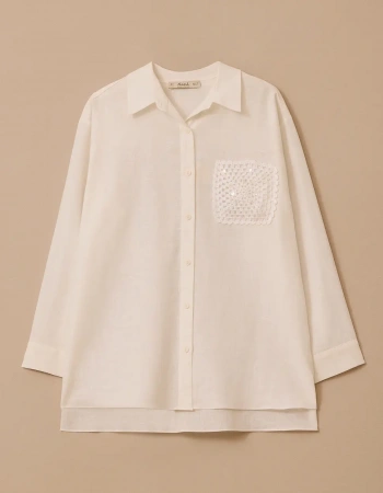 SEÇİL GÖMLEK 1510030 - BEYAZ