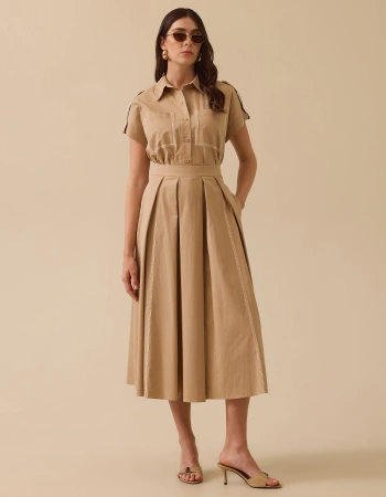 SEÇİL GÖMLEK 1510032 - CAMEL