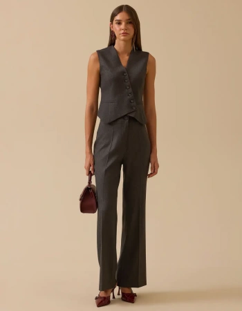 SEÇİL PANT. 1010011 - GRİ