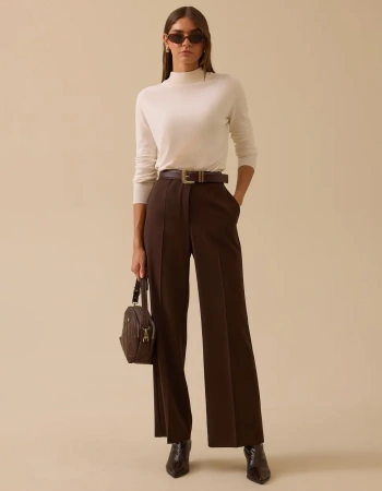 SEÇİL PANT. 1010032 - KAHVE