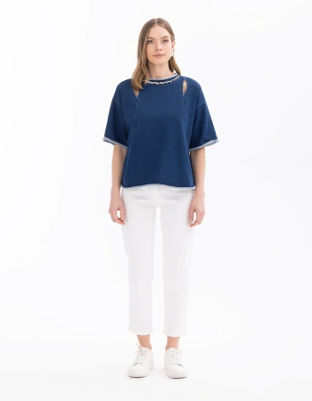 SEÇİL SWEAT 1501003 - LACİVERT