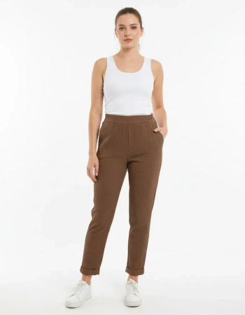 SEDNA PANTOLON 7216 - KAHVE