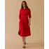 SEÇİL ELBİSE 1310004 - KIRMIZI