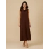 SEÇİL ELBİSE 1310061 - KAHVE