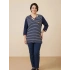 AYLİN BLUZ 538 - LACİVERT