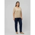 DESEN TRİKO BLUZ 26352 - BEJ
