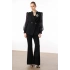 MODAİLGİ CEKET 70045 -PANTOLON 40052/TAKIM  SİYAH
