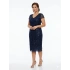 EZZE ELBİSE 7244 - LACİVERT