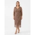 EZZE ELBİSE 8234 - KAHVE