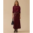 SEÇİL BLUZ 1710008 - BORDO