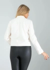 Beyaz Süet Ceket