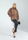 Leopar Desen Gömlek